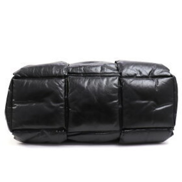 Bottega Veneta Intrecciato Squash Tote Black Handbag Maxi Cassette - Picture 5 of 13